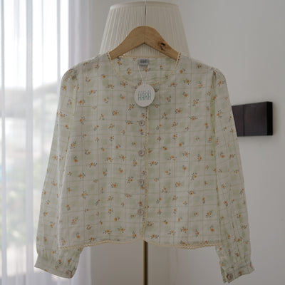 CHERRY BLOUSE ATASAN KOREA
