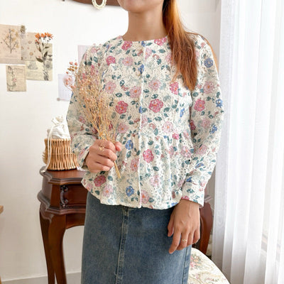 CHLOE BLOUSE - KEMEJA STYLE KOREA HARASKIRT (ALL COLOR)