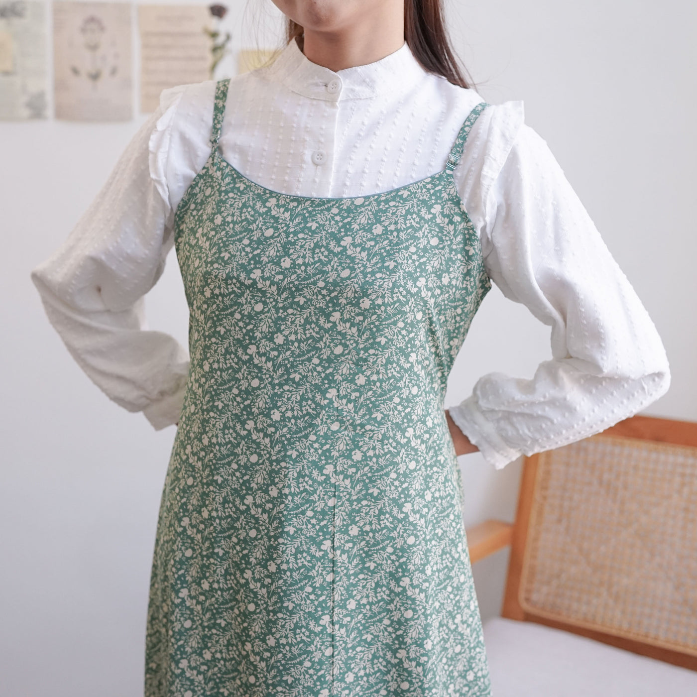 KOREAN OVERALL DRESS KOREA - HARASKIRT