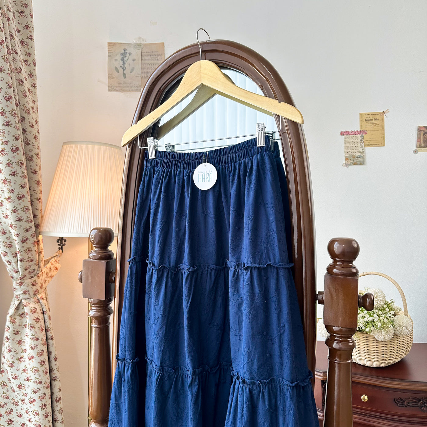 ZURY SKIRT - ROK BRUKAT BORDIR HARASKIRT