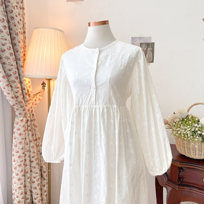 PUFFY DRESS MIDI KOREAN STYLE