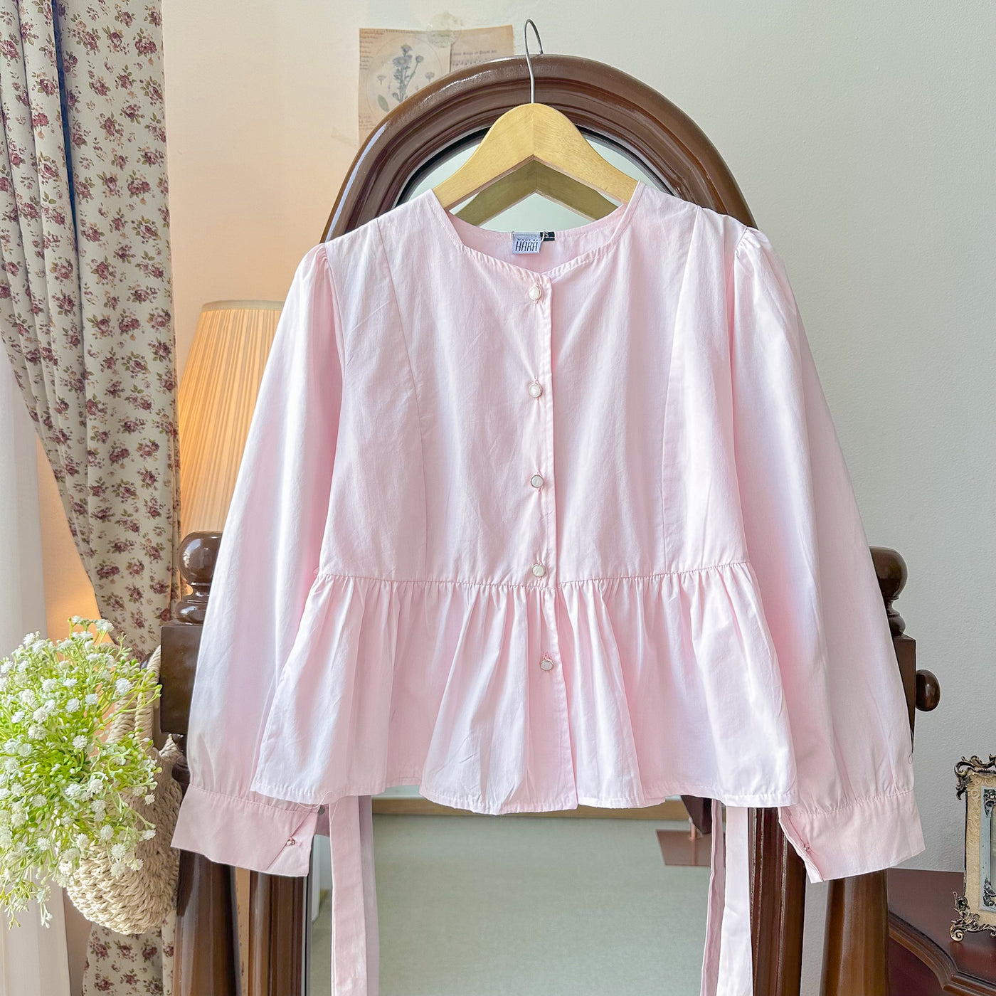 CHLOE BLOUSE PLAIN - HARASKIRT