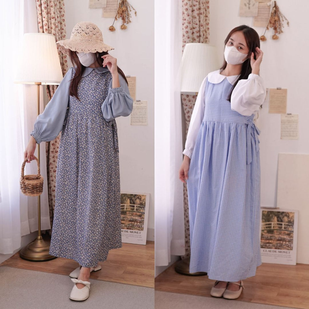 YUMEKO MIDI DRESS SET - HARASKIRT