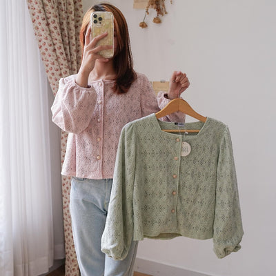 LULA OUTER BLOUSE - ATASAN BRUKAT