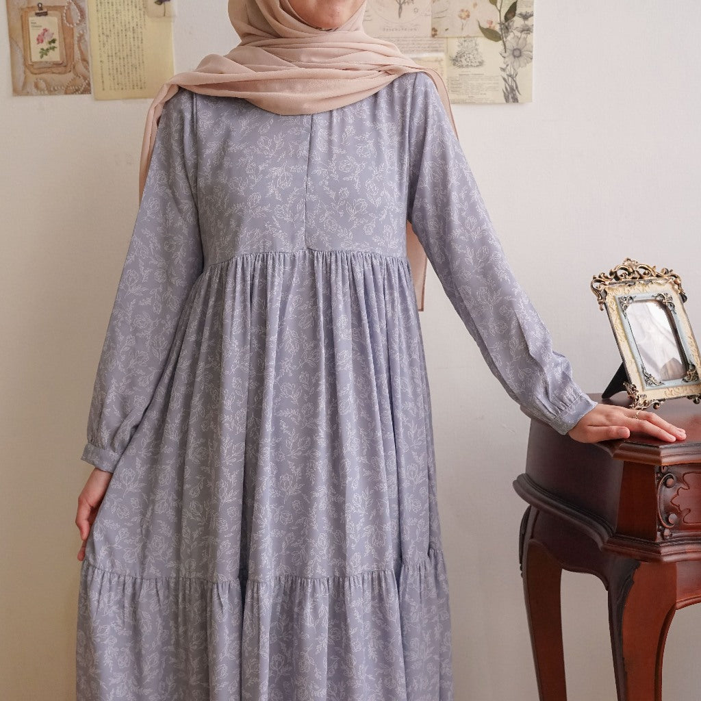 Olivia Dress Blue - Haraskirt Madebyhara