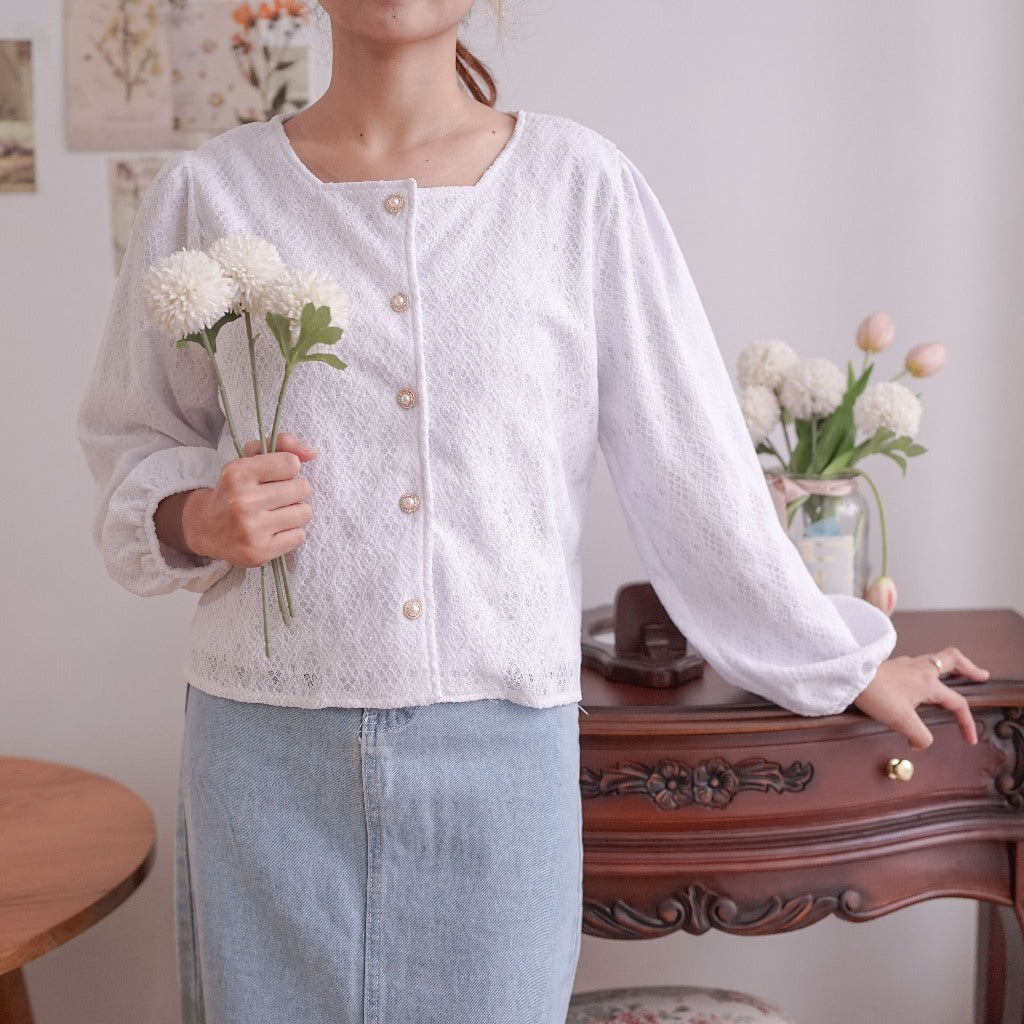 LULA OUTER BLOUSE - ATASAN BRUKAT