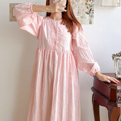 PUFFY DRESS MIDI KOREAN STYLE