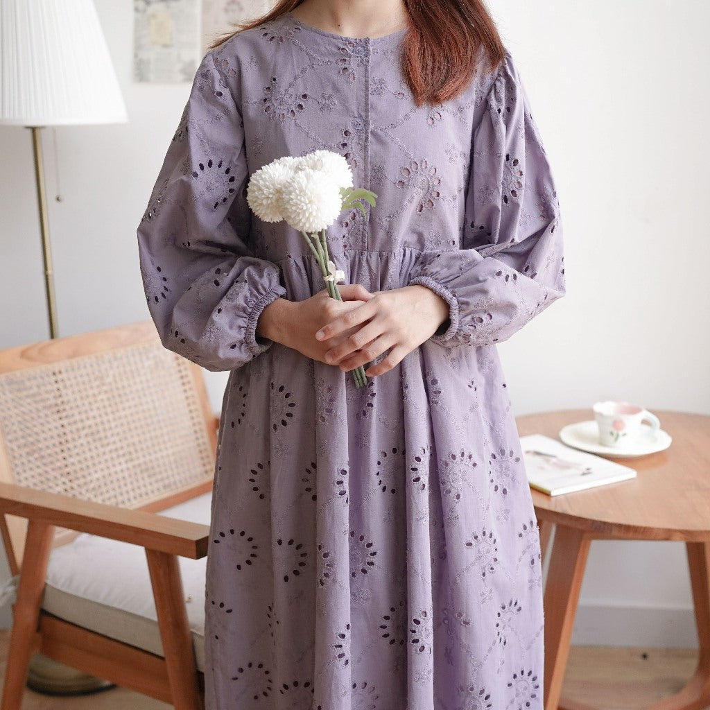 PUFFY DRESS MIDI KOREAN STYLE