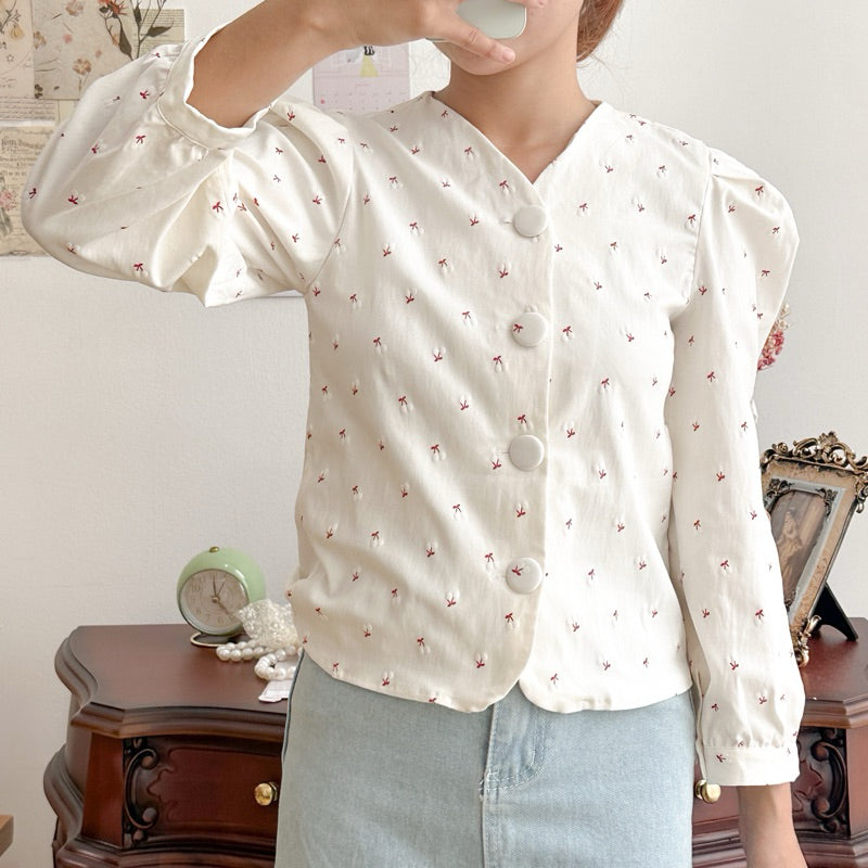 POPLIN BLOUSE - BLOUSE KEMEJA STYLE KOREA HARASKIRT