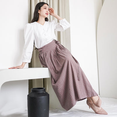 Madebyhara - Eunbi Hanbok Skirt Rok Lilit Korea Haraskirt