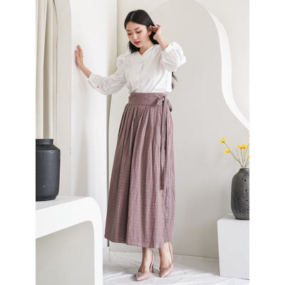 Madebyhara - Eunbi Hanbok Skirt Rok Lilit Korea Haraskirt