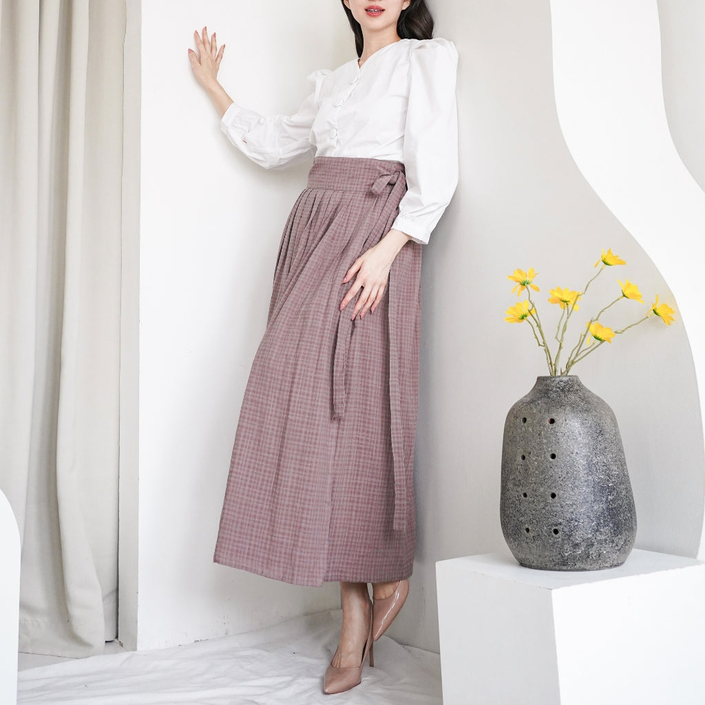 Madebyhara - Eunbi Hanbok Skirt Rok Lilit Korea Haraskirt