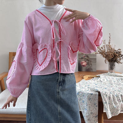 HEART BLOUSE - HARASKIRT MADEBYHARA