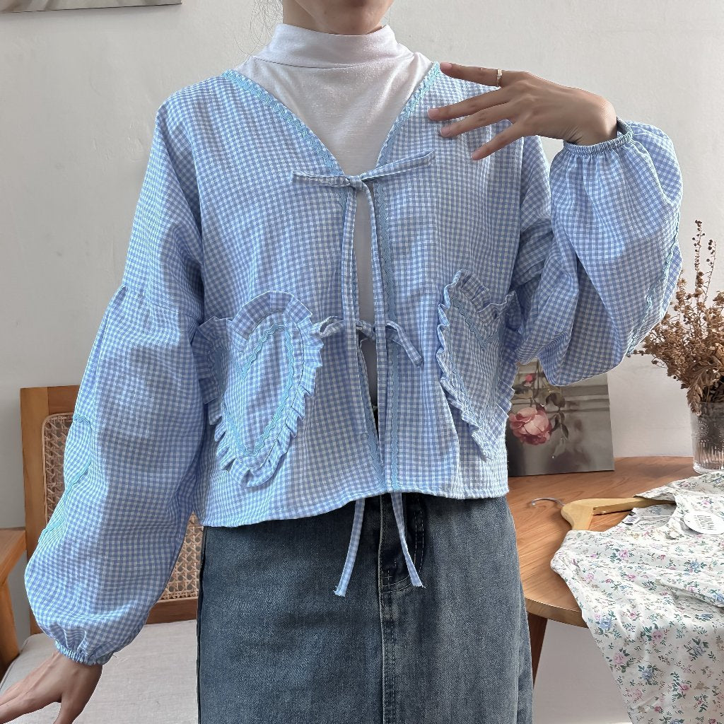 HEART BLOUSE - HARASKIRT MADEBYHARA