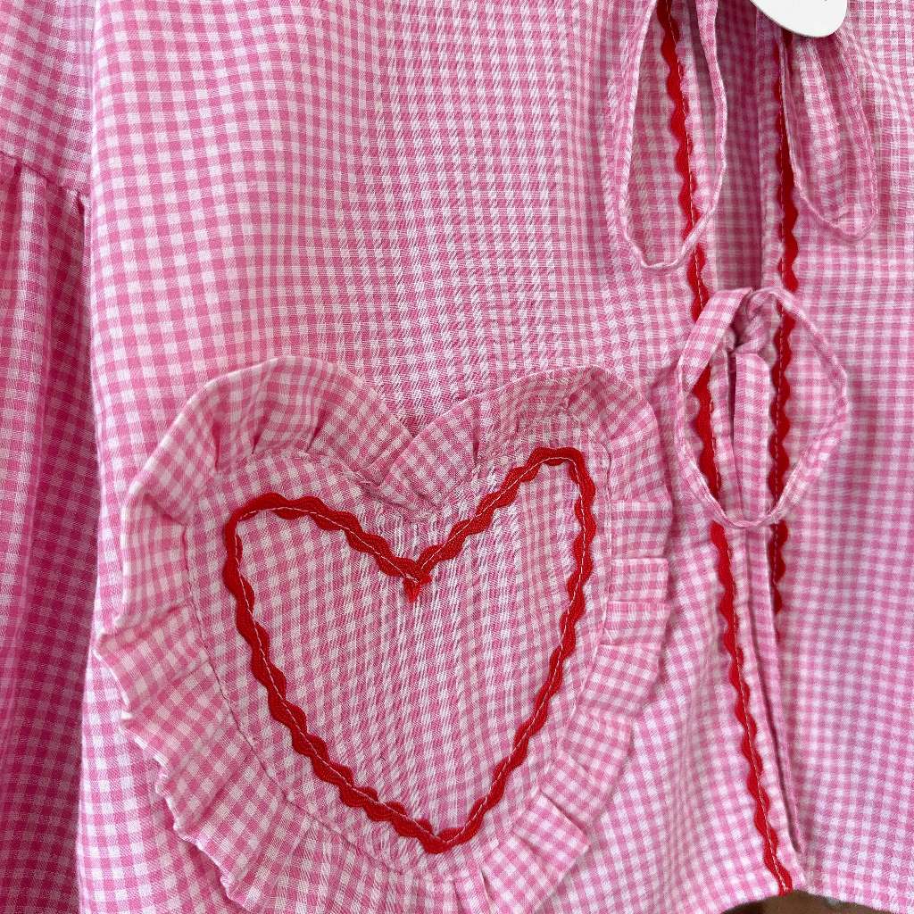 HEART BLOUSE - HARASKIRT MADEBYHARA