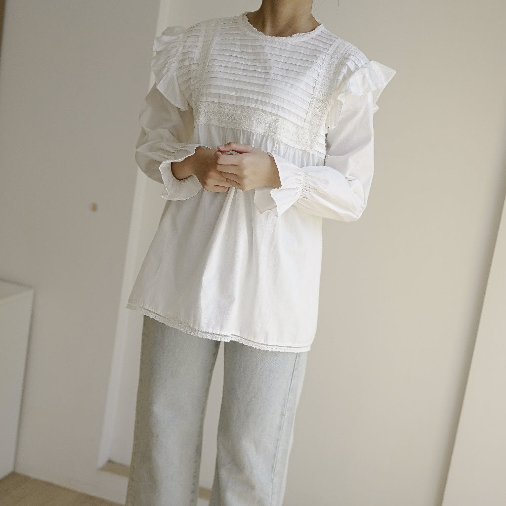 Madebyhara - Ivy Blouse korean style