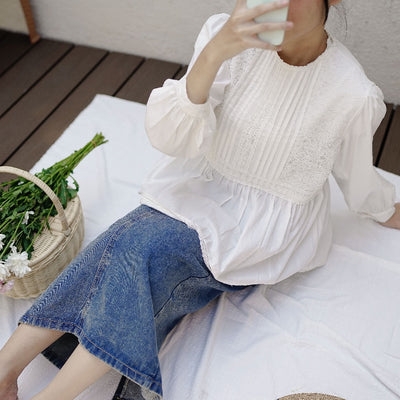 Madebyhara - Bianca blouse korean style