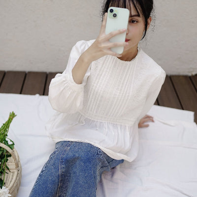 Madebyhara - Bianca blouse korean style