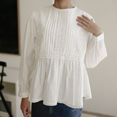 Madebyhara - Bianca blouse korean style