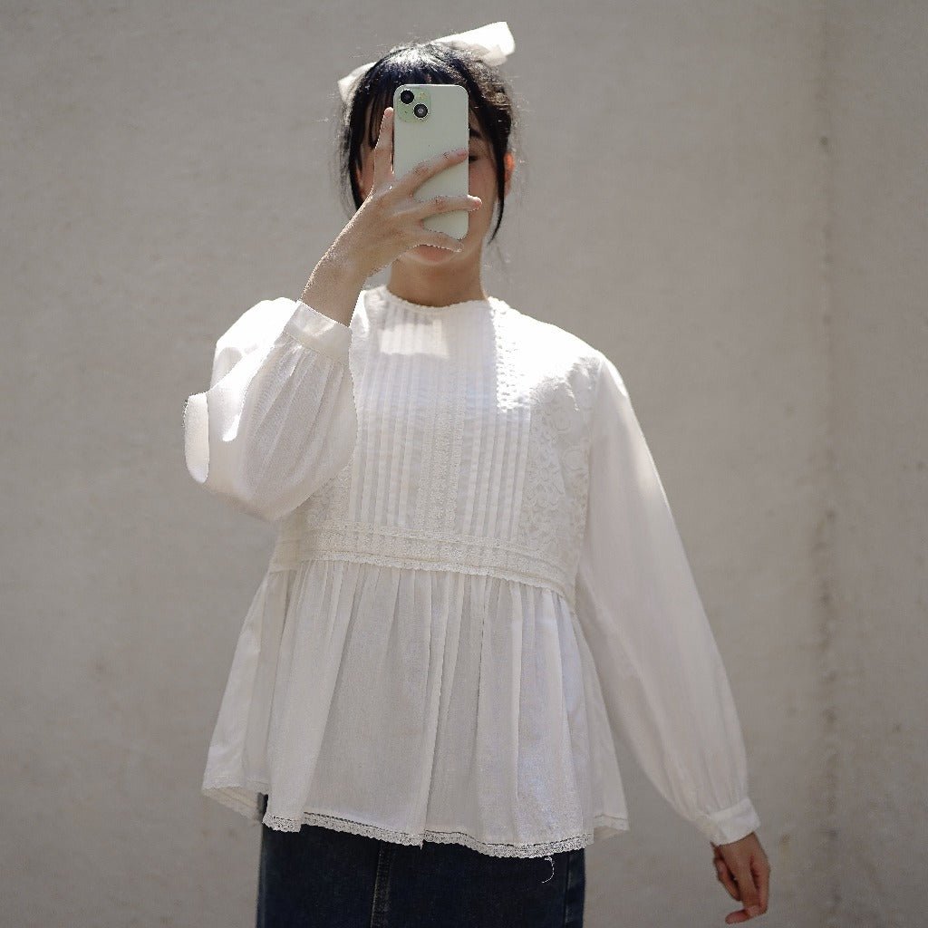 Madebyhara - Bianca blouse korean style