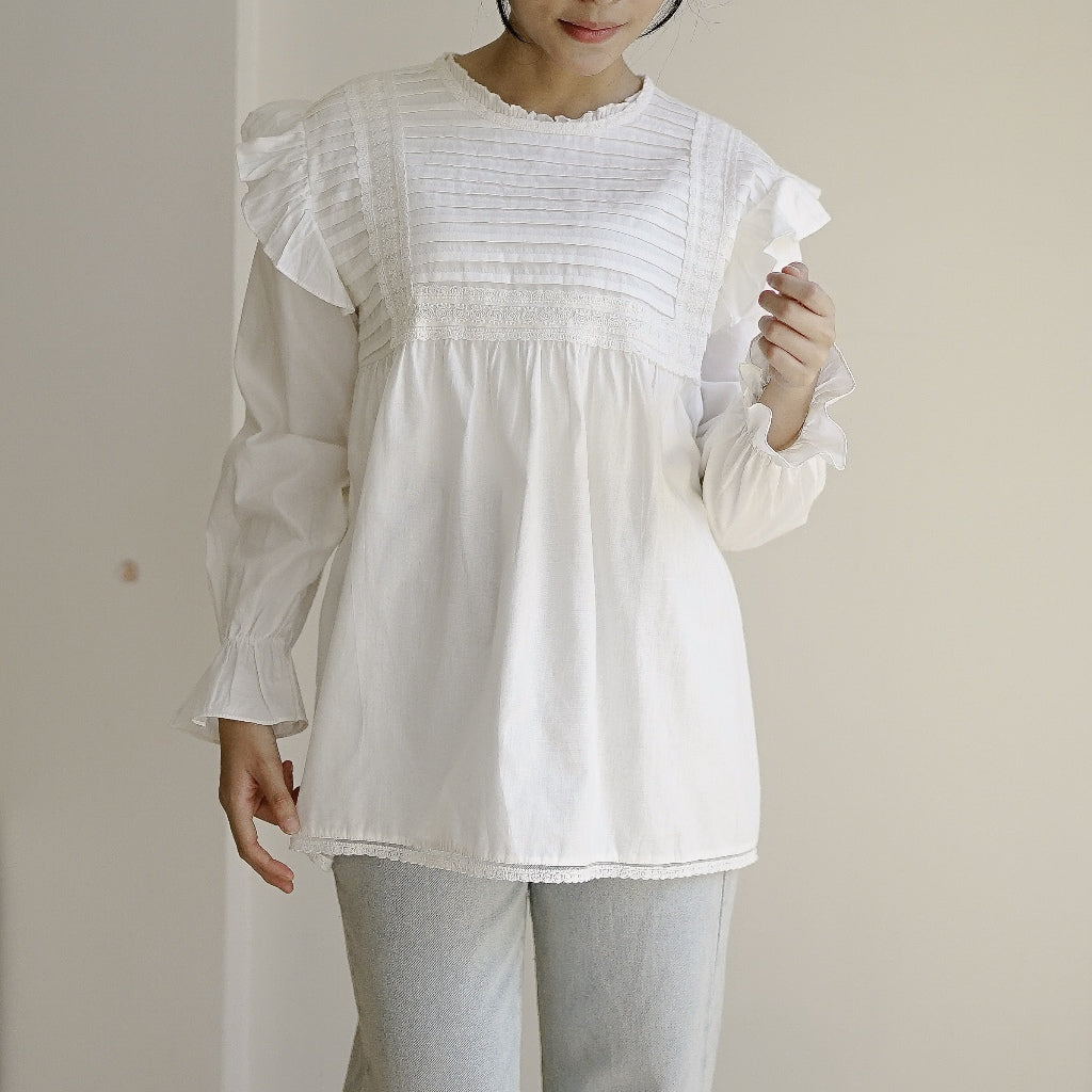Madebyhara - Ivy Blouse korean style