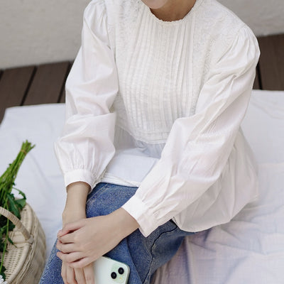 Madebyhara - Bianca blouse korean style