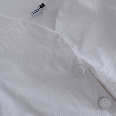 Madebyhara - Poplin Polka White Kemeja Style Korea
