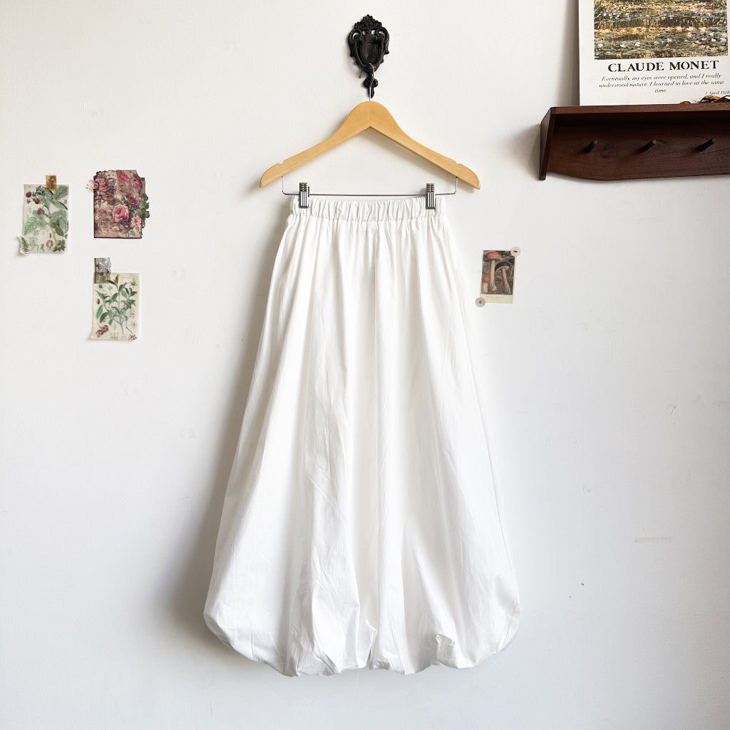 Madebyhara - Airy Ballon Maxi Skirt Rok Panjang Balon Katun Premium