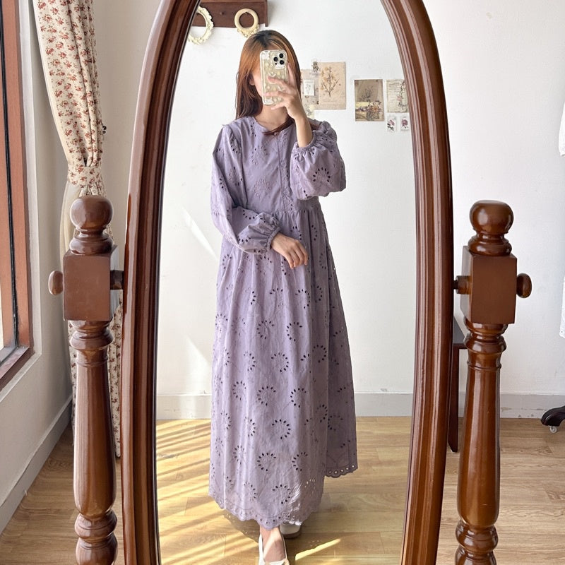 PUFFY DRESS MIDI KOREAN STYLE