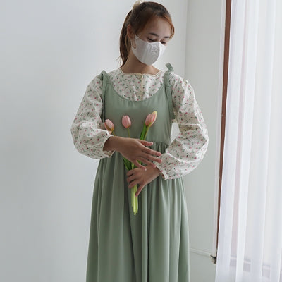 KEIKO SUMMER OVERALL DRESS - HARASKIRT