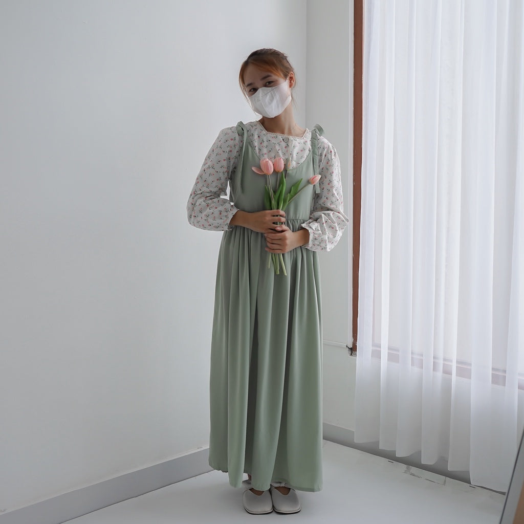 KEIKO SUMMER OVERALL DRESS - HARASKIRT