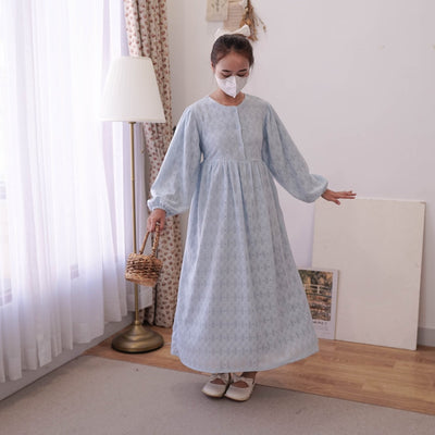 PUFFY DRESS MIDI KOREAN STYLE