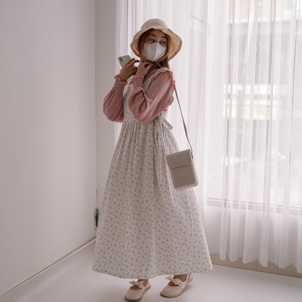 HIMARI MIDI DRESS - DRESS MIDI KOREA HARASKIRT