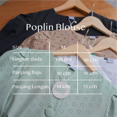 POPLIN BLOUSE - BLOUSE KEMEJA STYLE KOREA HARASKIRT