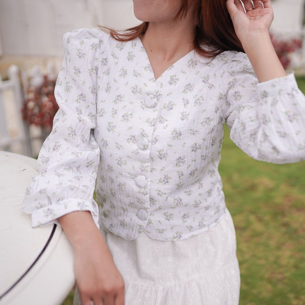 POPLIN BLOUSE - BLOUSE KEMEJA STYLE KOREA HARASKIRT