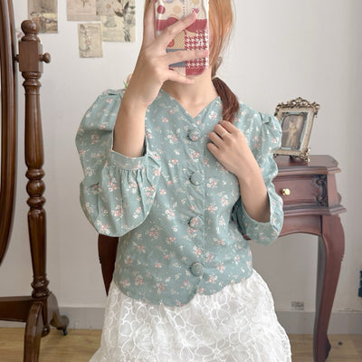 POPLIN BLOUSE - BLOUSE KEMEJA STYLE KOREA HARASKIRT