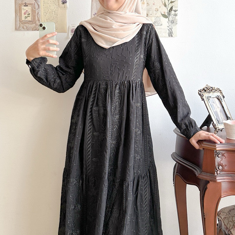 MELISSA DRESS - GAMIS KATUN BORDIR HARASKIRT