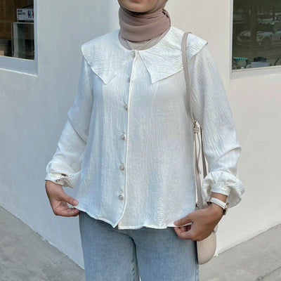 LOVELY BLOUSE - KEMEJA ATASAN KOREA