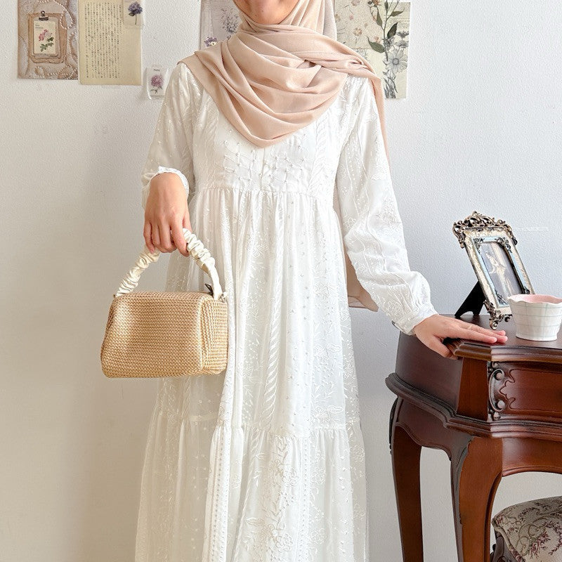 MELISSA DRESS - GAMIS KATUN BORDIR HARASKIRT