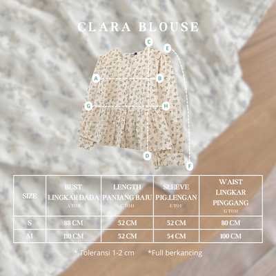 Clara Chloe Blouse - Haraskirt Madebyhara